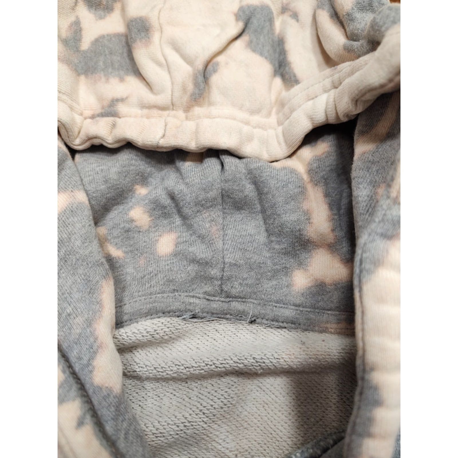 Adidas Adidas Hoodie Mens M Tie Dye Acid Wash Gray Sweatshirt Logo Embroidered Pullover Size US M / EU 48-50 / 2 - 5 Thumbnail