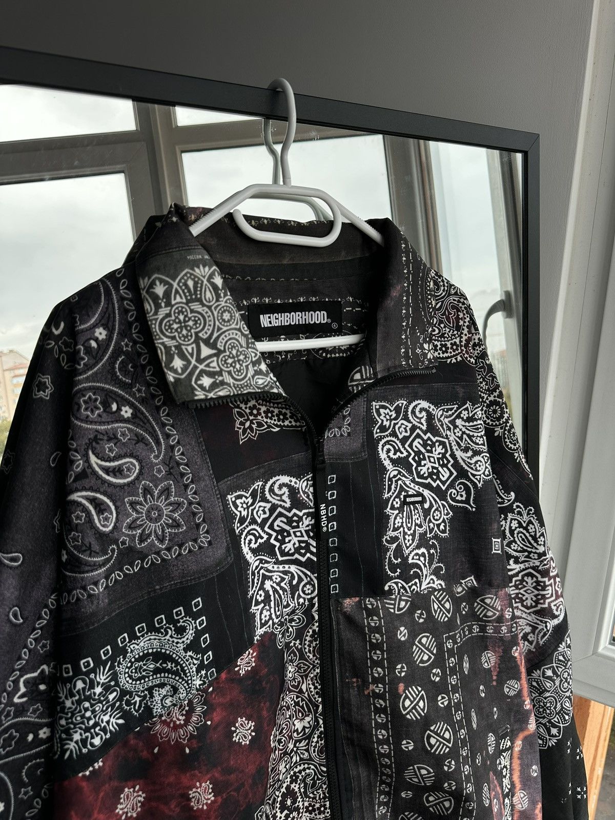 Neighborhood Neighborhood Japan Track-B/E Bandana Patchwork Zip Jacket Size US L / EU 52-54 / 3 - 6 Thumbnail