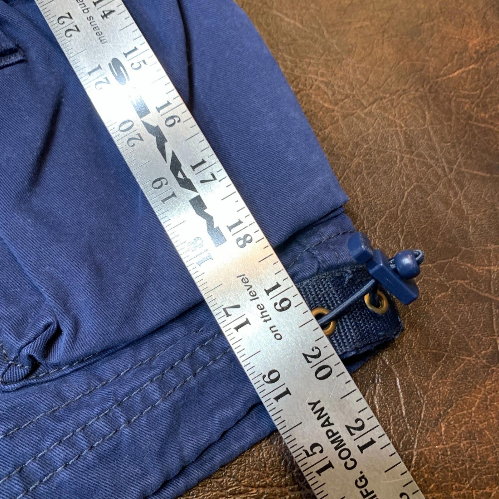 Jet Lag JET LAG CARGO SHORTS MENS MED BLUE COTTON 11" INSEAM (328) Size US 32 / EU 48 - 11 Thumbnail