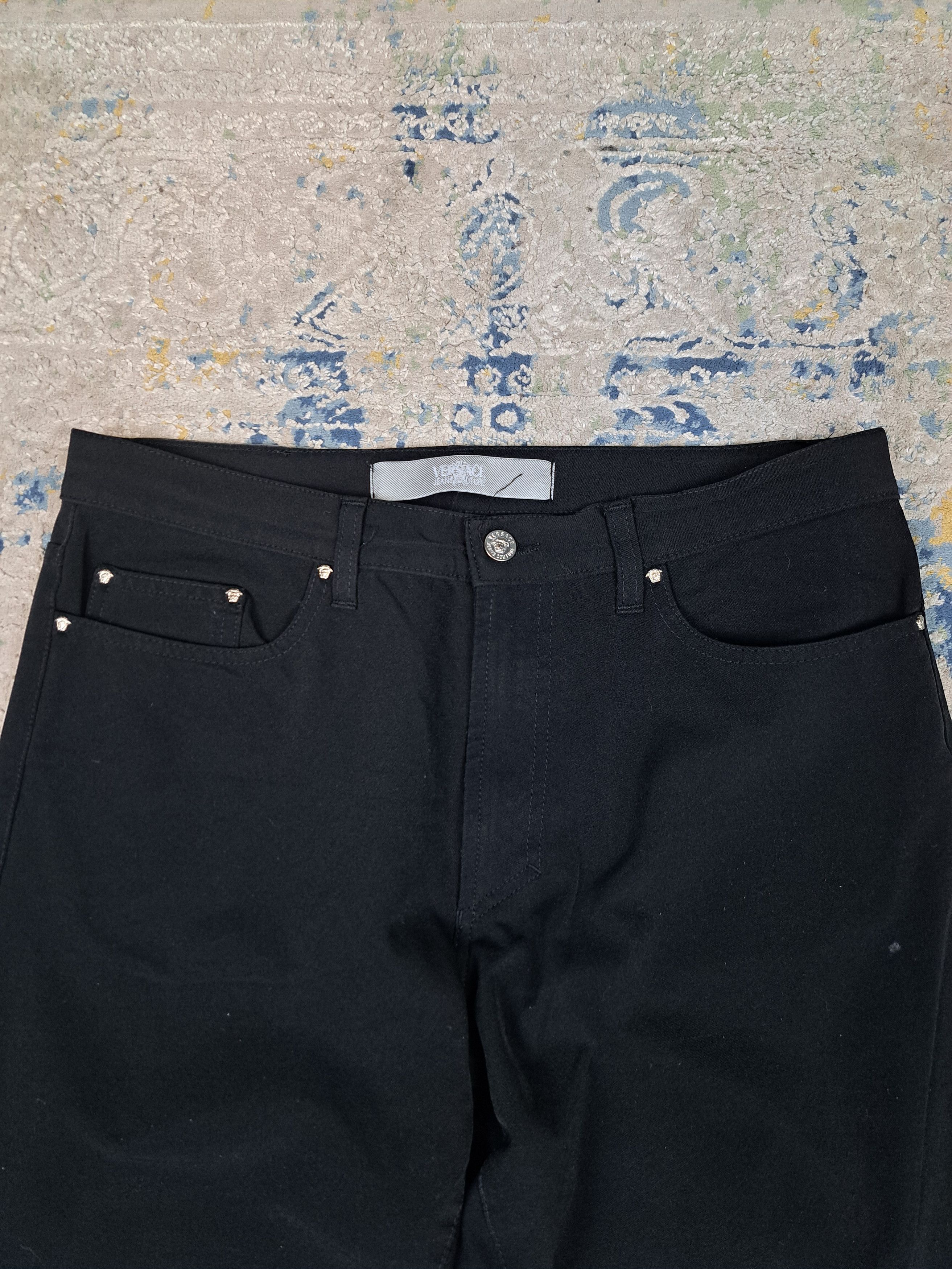 Versace Versace Straight Fit Wide Leg Suit Pants Medusa Head Luxury Size US 36 / EU 52 - 5 Thumbnail