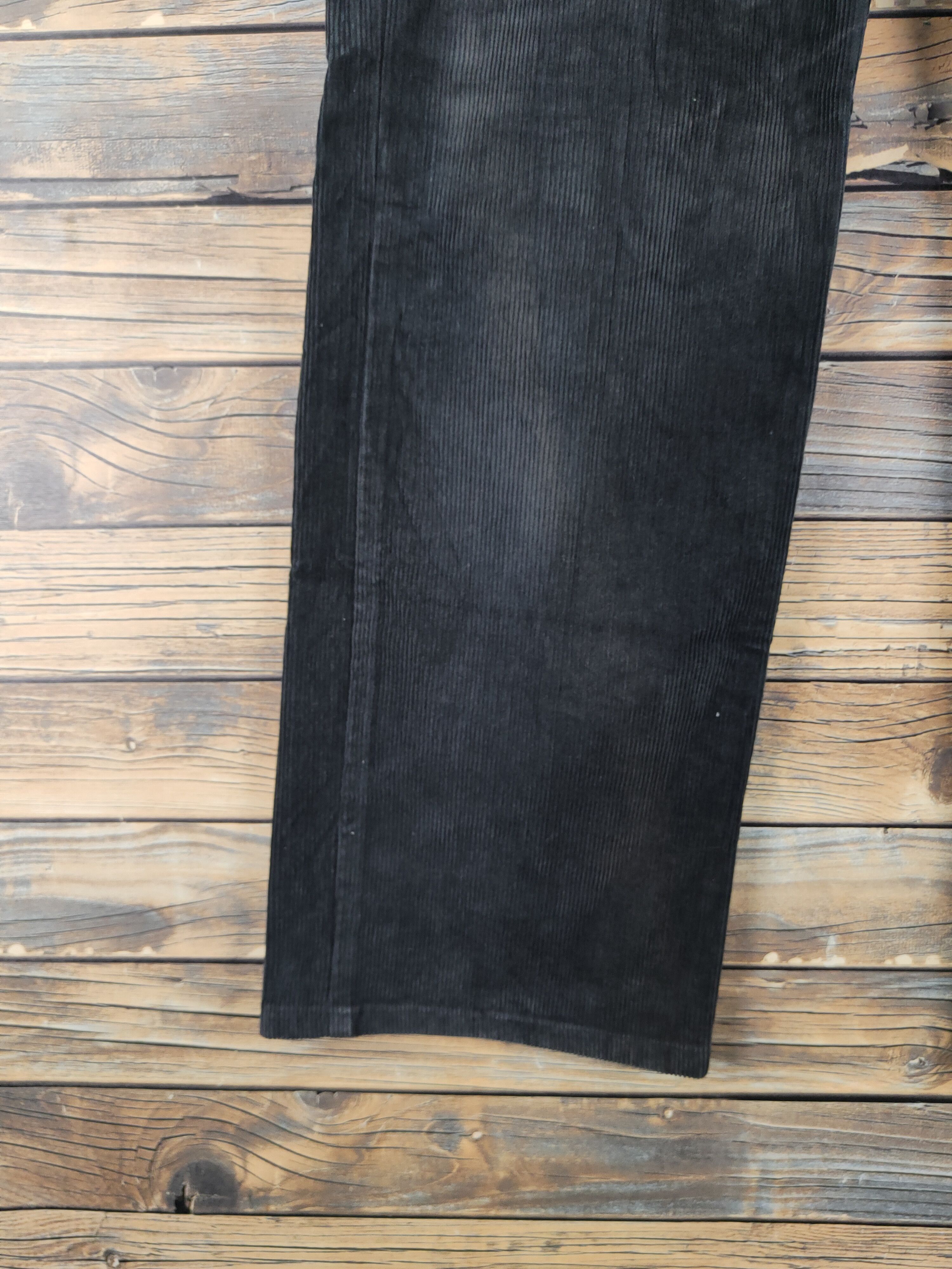 Vintage Bobson Black Faded vintage Corduroy Pants #W1721 Size US 31 - 4 Thumbnail