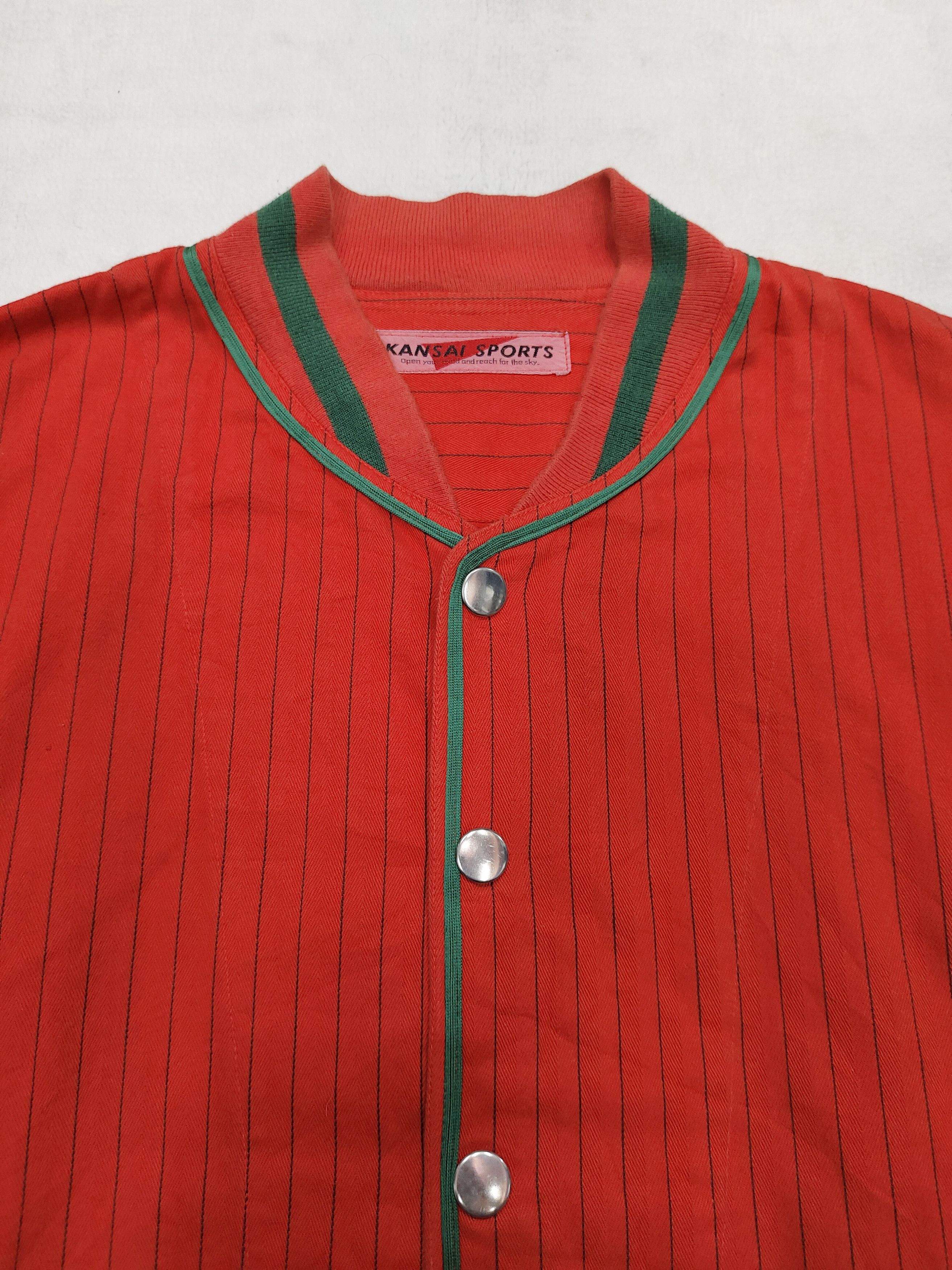 Kansai Yamamoto 80s Kansai Sport- Archived Workers Graphic Varsity Jacket Size US L / EU 52-54 / 3 - 4 Thumbnail