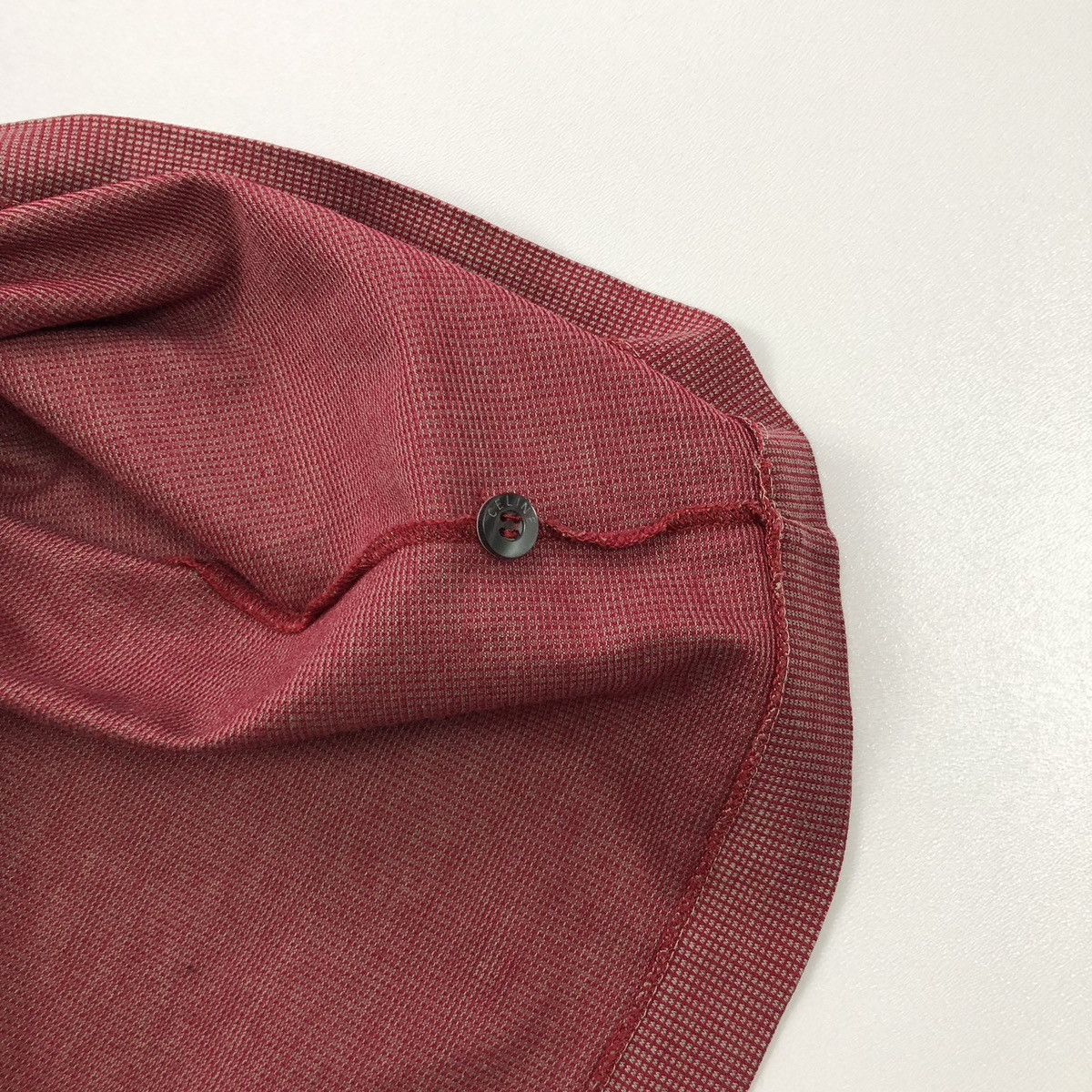 Vintage Celine Homme 90’s Vintage Pure Cotton Pocket Polo Shirt Red Size US L / EU 52-54 / 3 - 10 Thumbnail