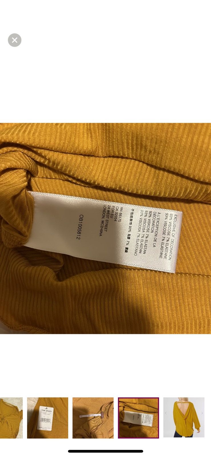 Free People Free people XS untamed gold shimmy shake top Size XS / US 0-2 / IT 36-38 - 7 Thumbnail