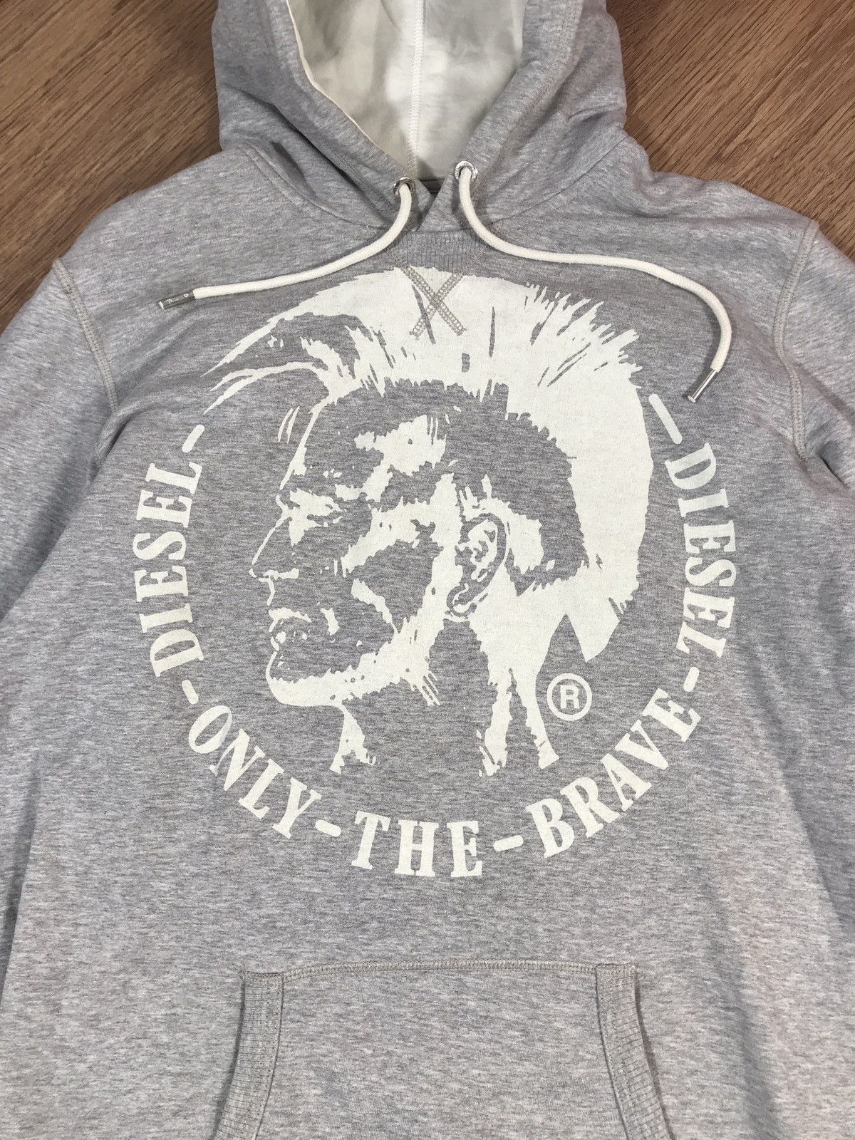 Diesel × Japanese Brand × Vintage Vintage Diesel Big Logo Hoodie Size US L / EU 52-54 / 3 - 4 Thumbnail
