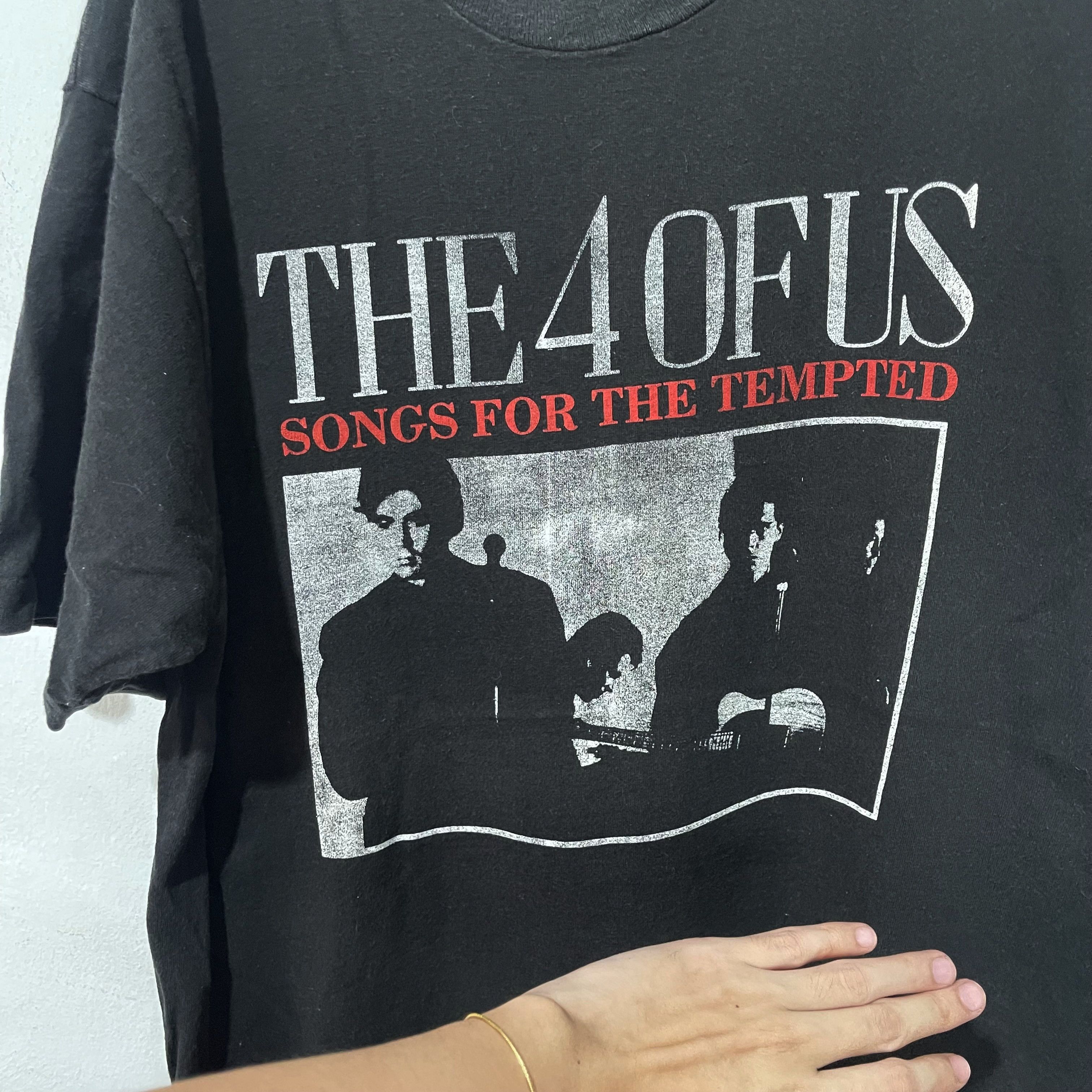 Band Tees Vintage 90s The 4 of Us Songs for the Tempted Shirt Size US XL / EU 56 / 4 - 2 Thumbnail