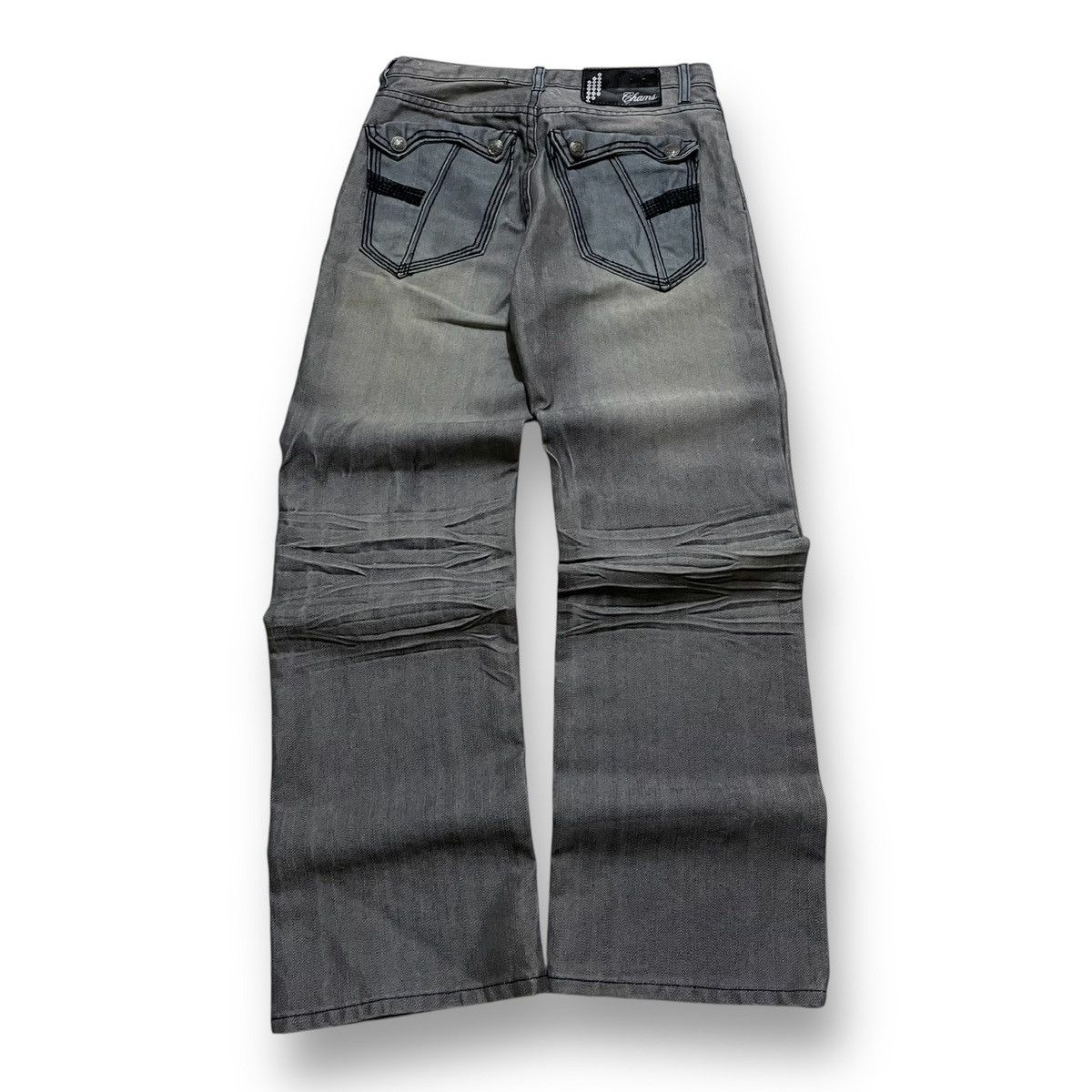 Japanese Brand ORIGINAL VINTAGE oo's BAGGY CHAMPS PREMIUM 18 (30×40) Size US 30 / EU 46 - 9 Thumbnail