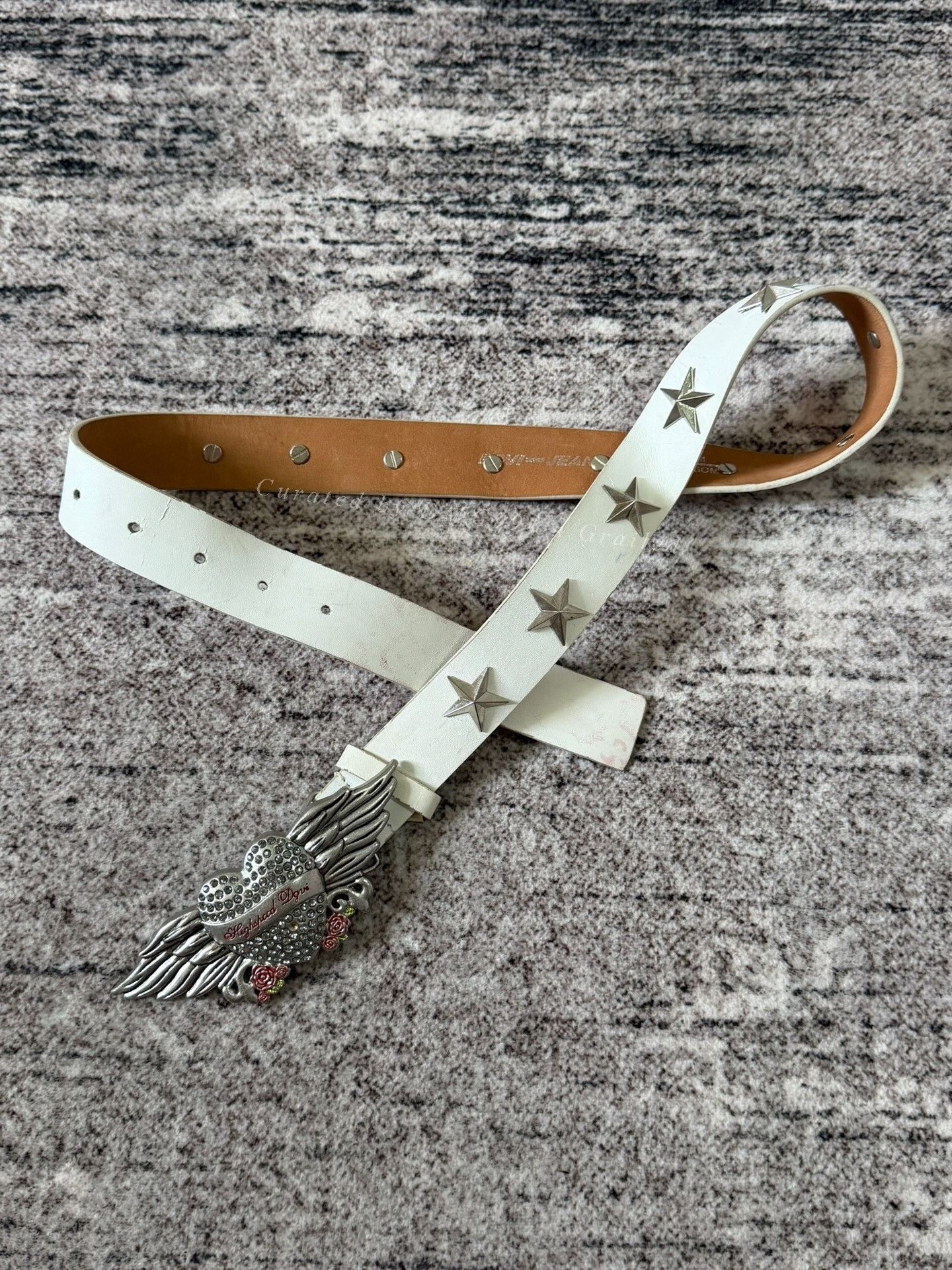 Harley Davidson Harley Davidson Vintage Wing Heart Belt Size ONE SIZE - 1 Thumbnail