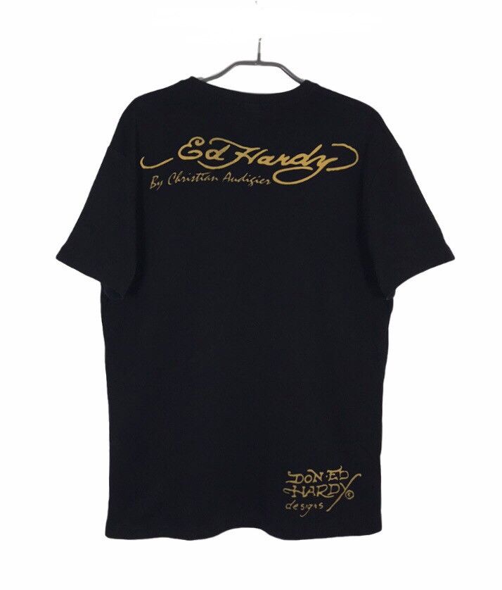 Ed Hardy Ed Hardy Los Angeles Skull Snake Mens T-Shirt Y2K Style Size US L / EU 52-54 / 3 - 3 Thumbnail