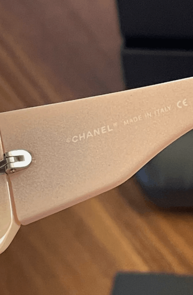 Chanel CHANEL Sunglasses 5076 pearl Rimless Rhinestone 4017 Shields Size ONE SIZE - 3 Thumbnail