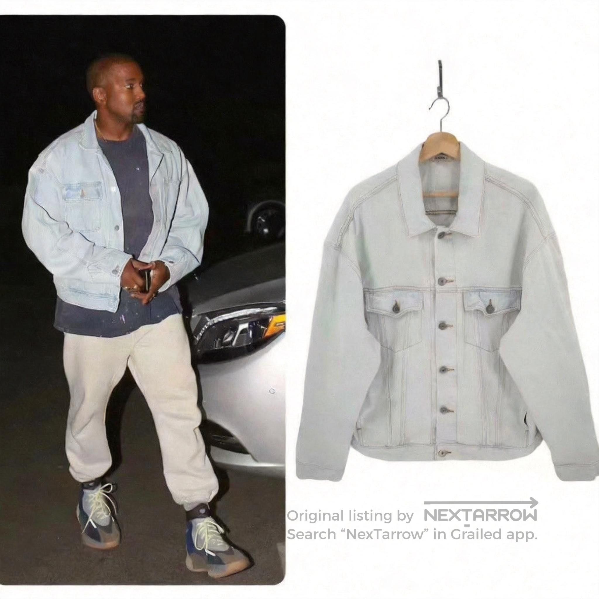 Yeezy Yeezy season 5 workwear denim jacket ink | Grailed