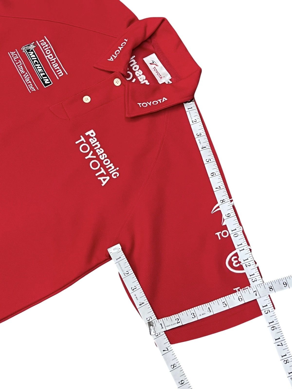 Formula 1 90’s TOYOTA MOTOR CORPORATION JAPAN F1 Sponsor Polo Shirt🏎️ Size US M / EU 48-50 / 2 - 14 Thumbnail