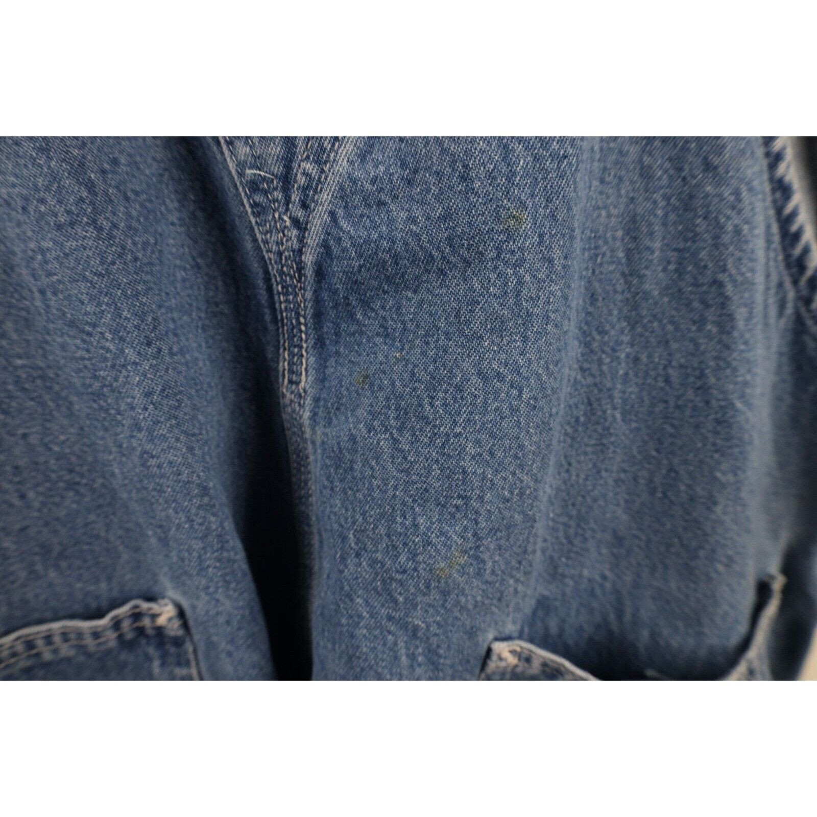 Carhartt × Vintage Vintage Y2K Carhartt Distressed Spell Out Denim Overalls Size US 42 / EU 58 - 18 Thumbnail
