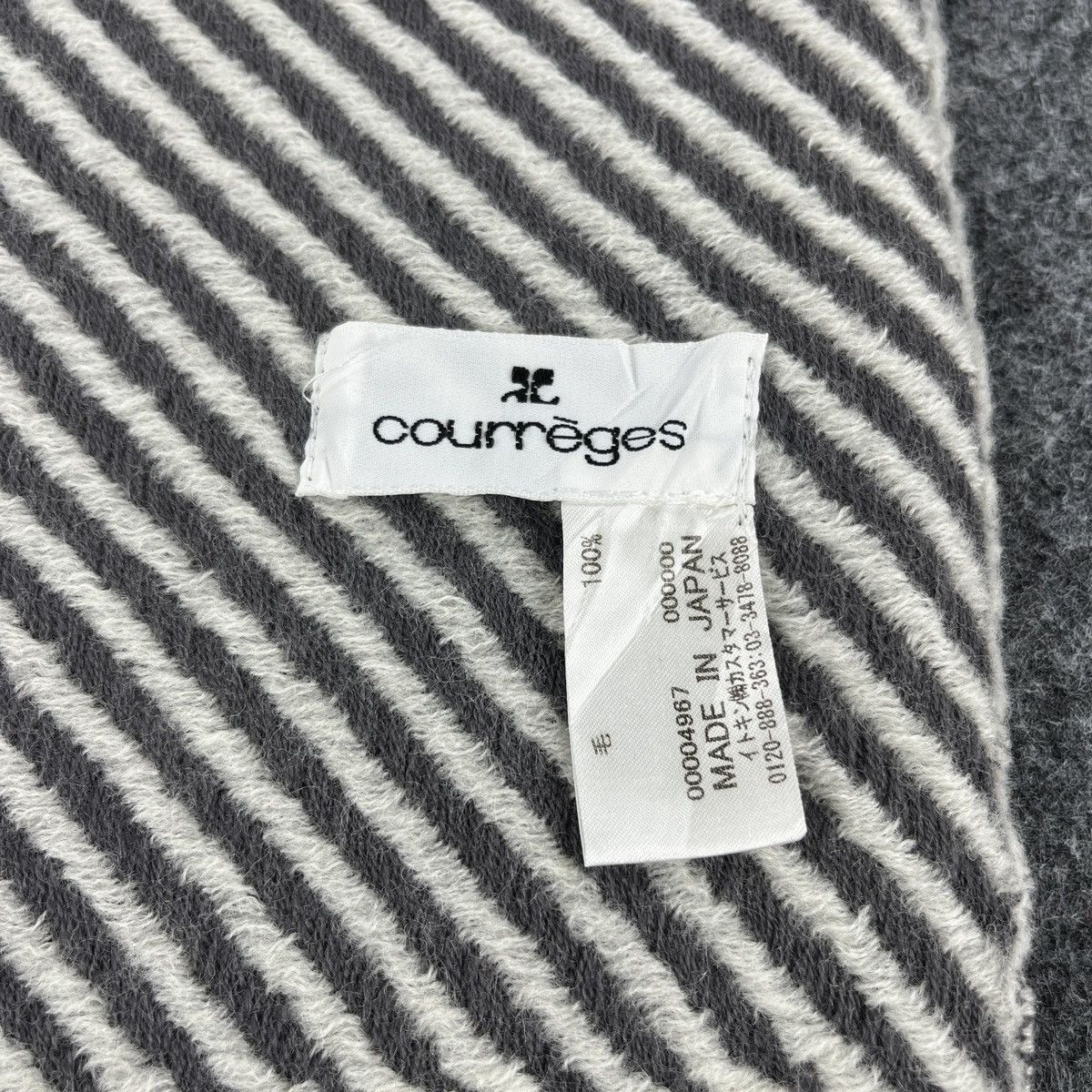 Courreges × Vintage Vintage Courreges Scarf / Muffler / Neckwear K028 Size ONE SIZE - 5 Thumbnail