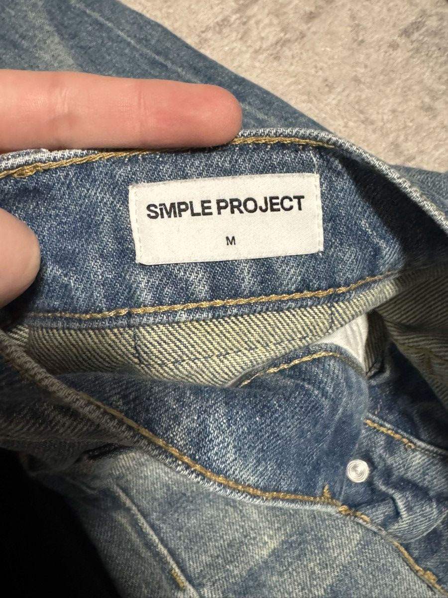 SIMPLE PROJECT Simple Project Nevada Wash Denim Size US 30 / EU 46 - 3 Thumbnail