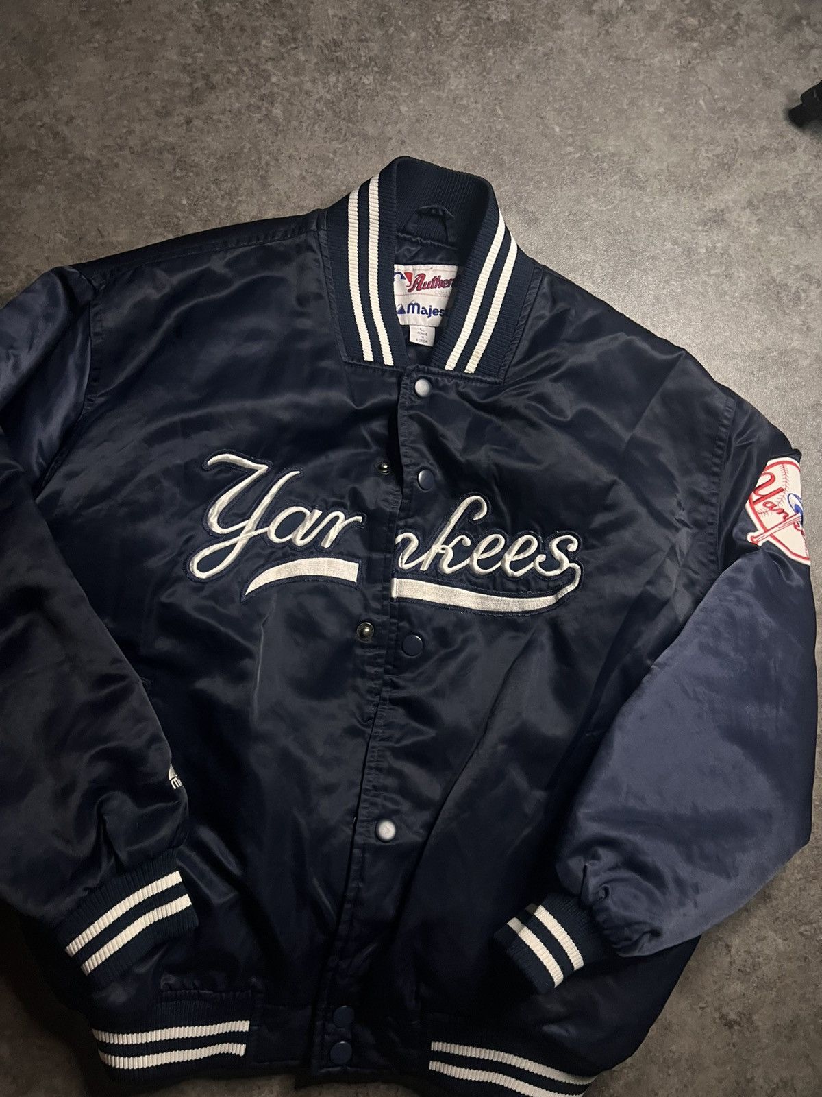 New York Yankees Vintage bomber Yankees Majestic Size US XS / EU 42 / 0 - 3 Thumbnail