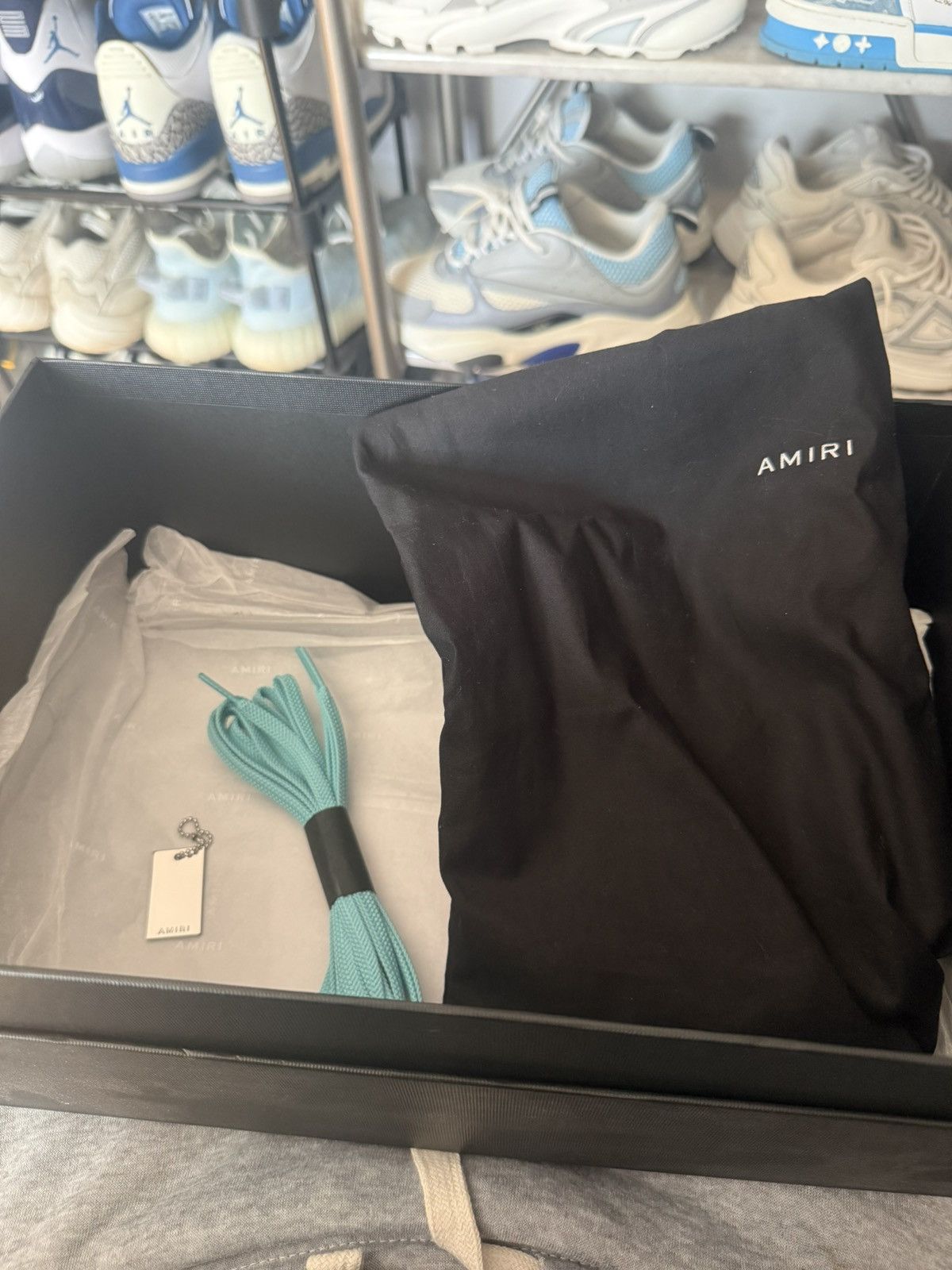 Amiri Amiri Skel Top Low- Aqua Size US 11 / EU 44 - 10 Thumbnail