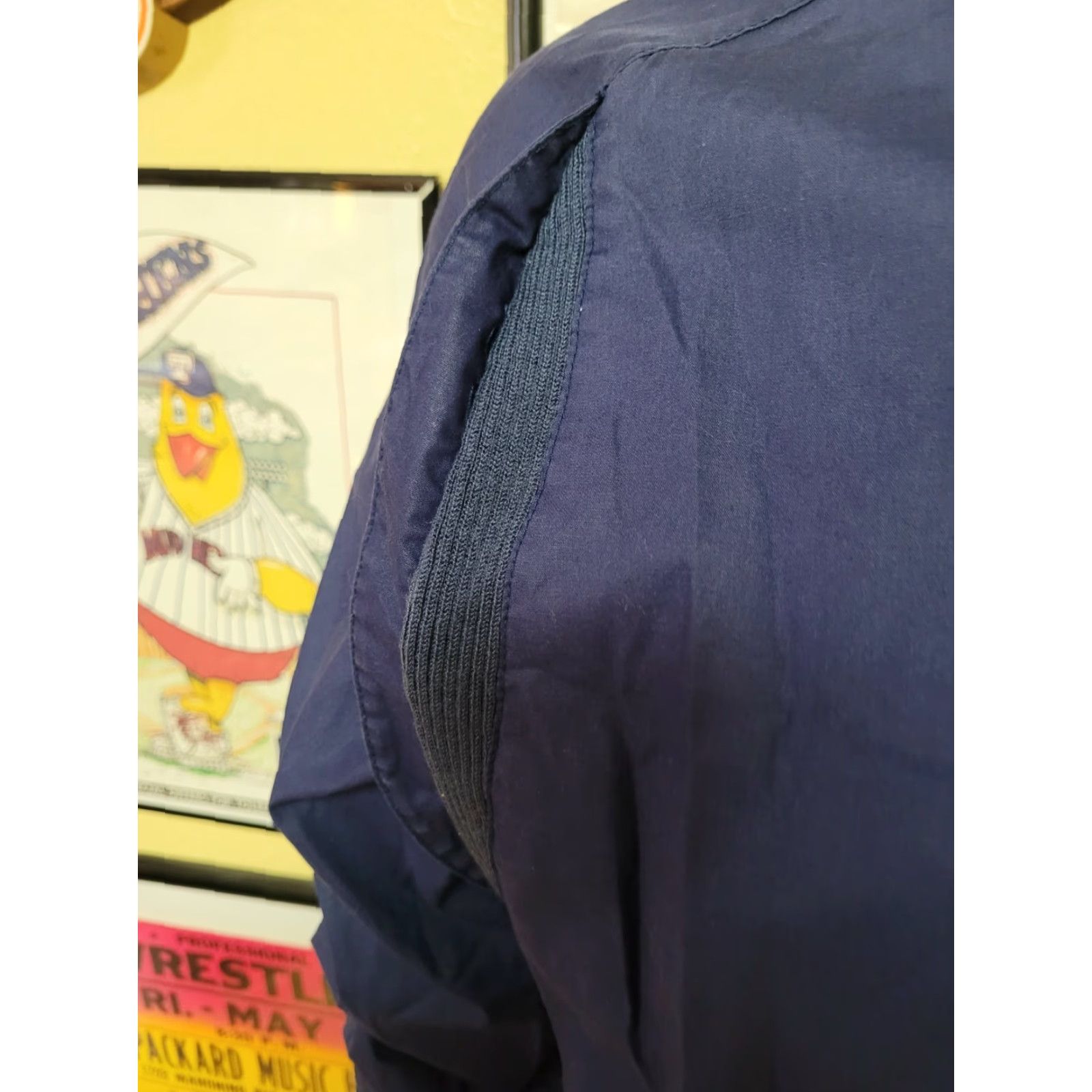 Vintage VTG Sahara Pioneer Windbreaker Jacket Full Zip 80s Blue Large Mens Jacket Size US L / EU 52-54 / 3 - 3 Thumbnail