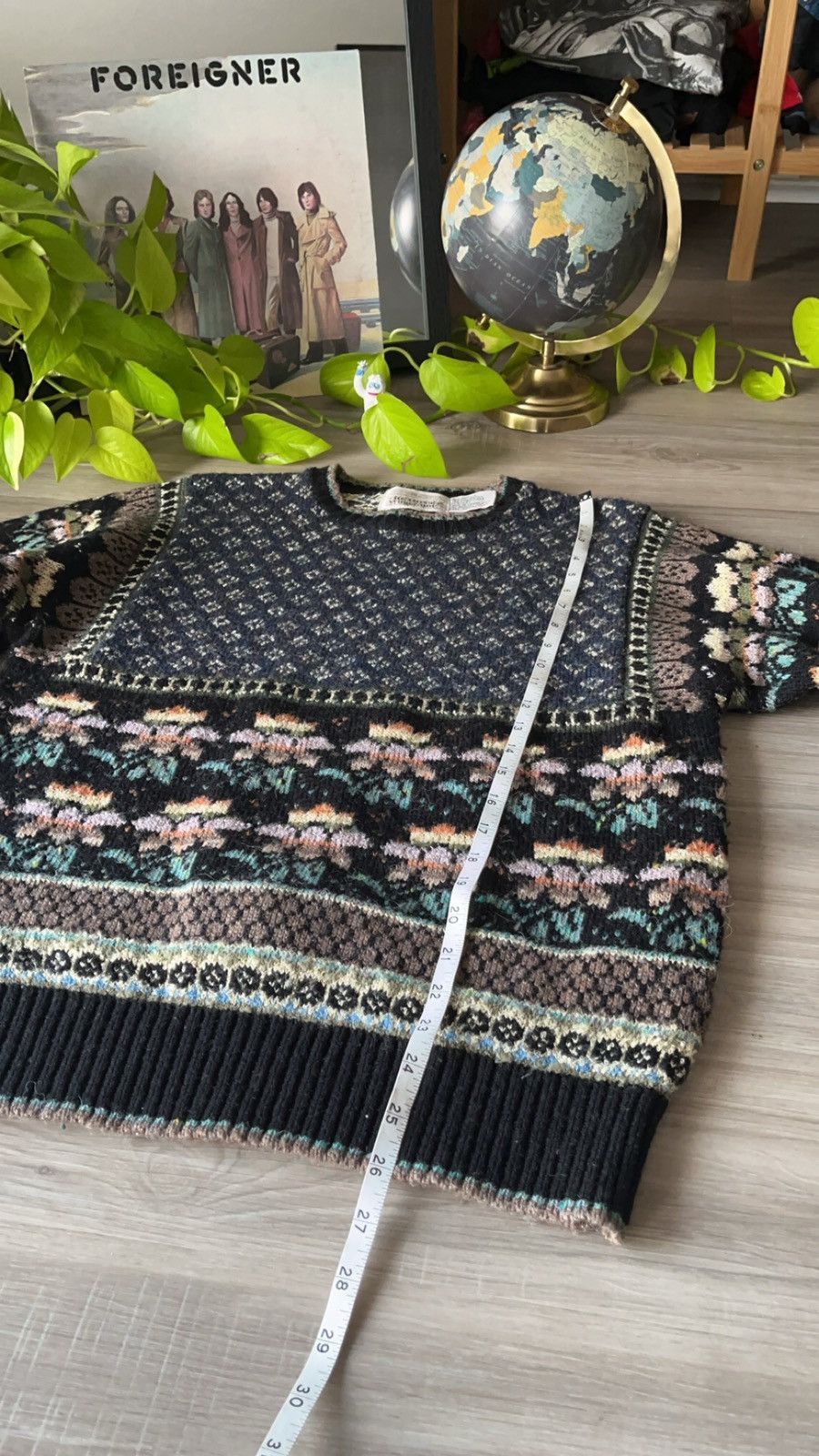 Vintage 80s-90s Abstract Knit Vintage Sweater Size US L / EU 52-54 / 3 - 8 Thumbnail
