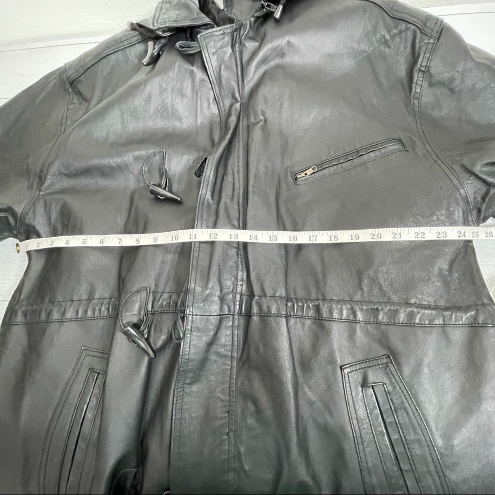 Other FASHION ELEMENTS Leather Coat Black Size Large Size US L / EU 52-54 / 3 - 5 Thumbnail