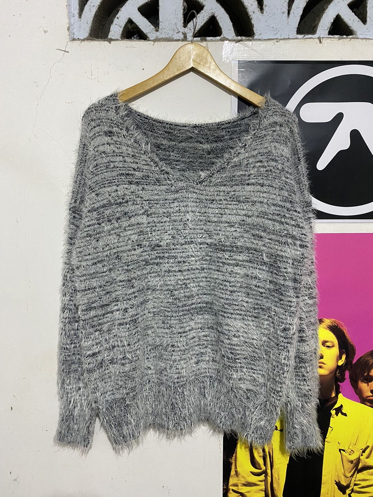 Hysteric Glamour × If Six Was Nine × Japanese Brand Japanese Fluzzy Mohair Knitted Ifsixwasnine Lgb Styled Size US L / EU 52-54 / 3 - 1 Thumbnail