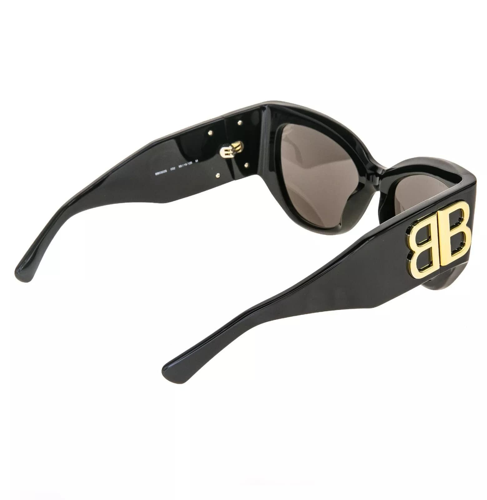 Balenciaga BALENCIAGA BOSSY Cat 0322 Black Fashion BB0322S 002 Size ONE SIZE - 2 Thumbnail