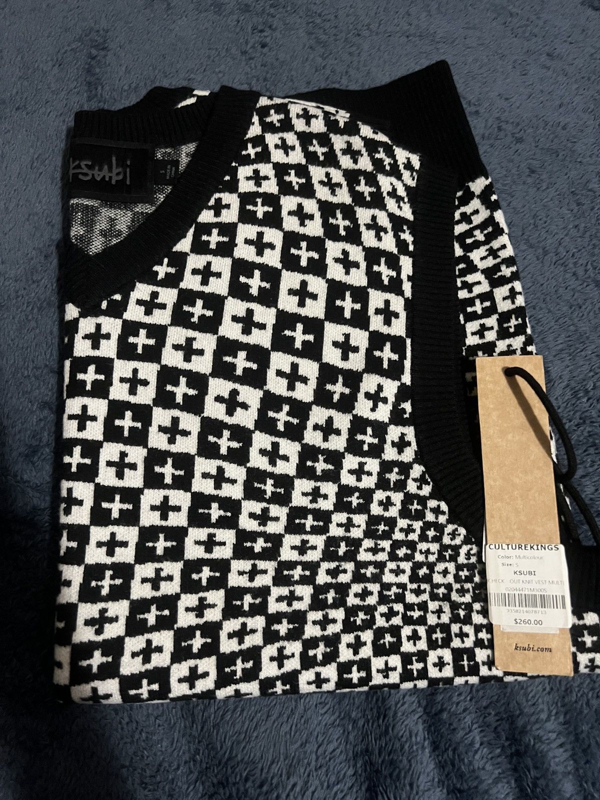 Ksubi Check Out Knit Vest Multi-ksubi size-small Size US S / EU 44-46 / 1 - 1 Thumbnail
