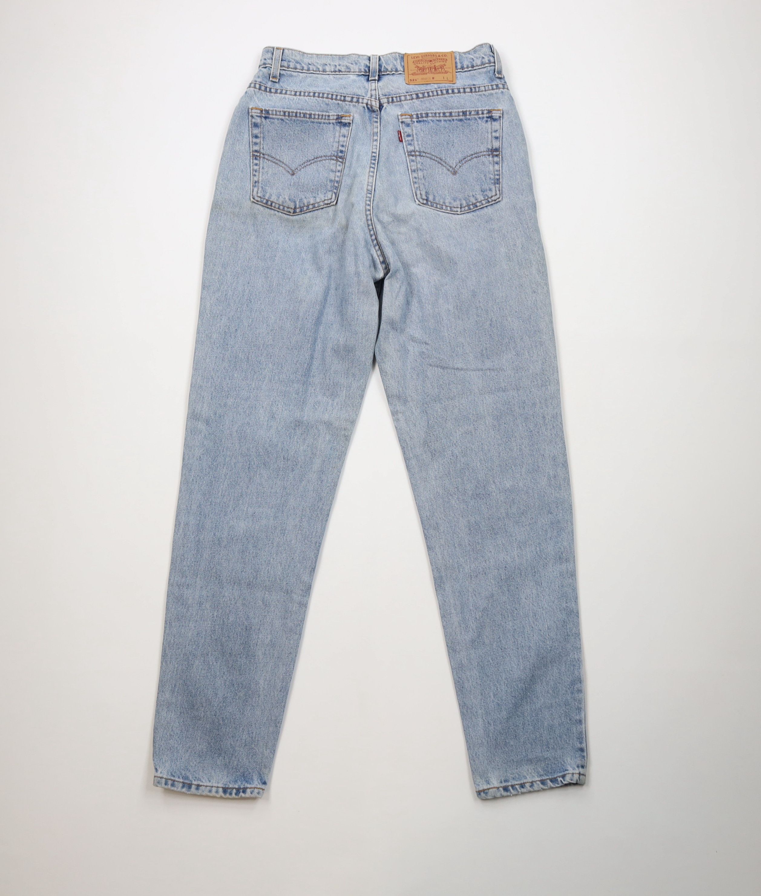 Levi's Vintage 90s Levis 521 Tapered Leg Fit Denim Jeans Blue Size US 32 / EU 48 - 9 Thumbnail