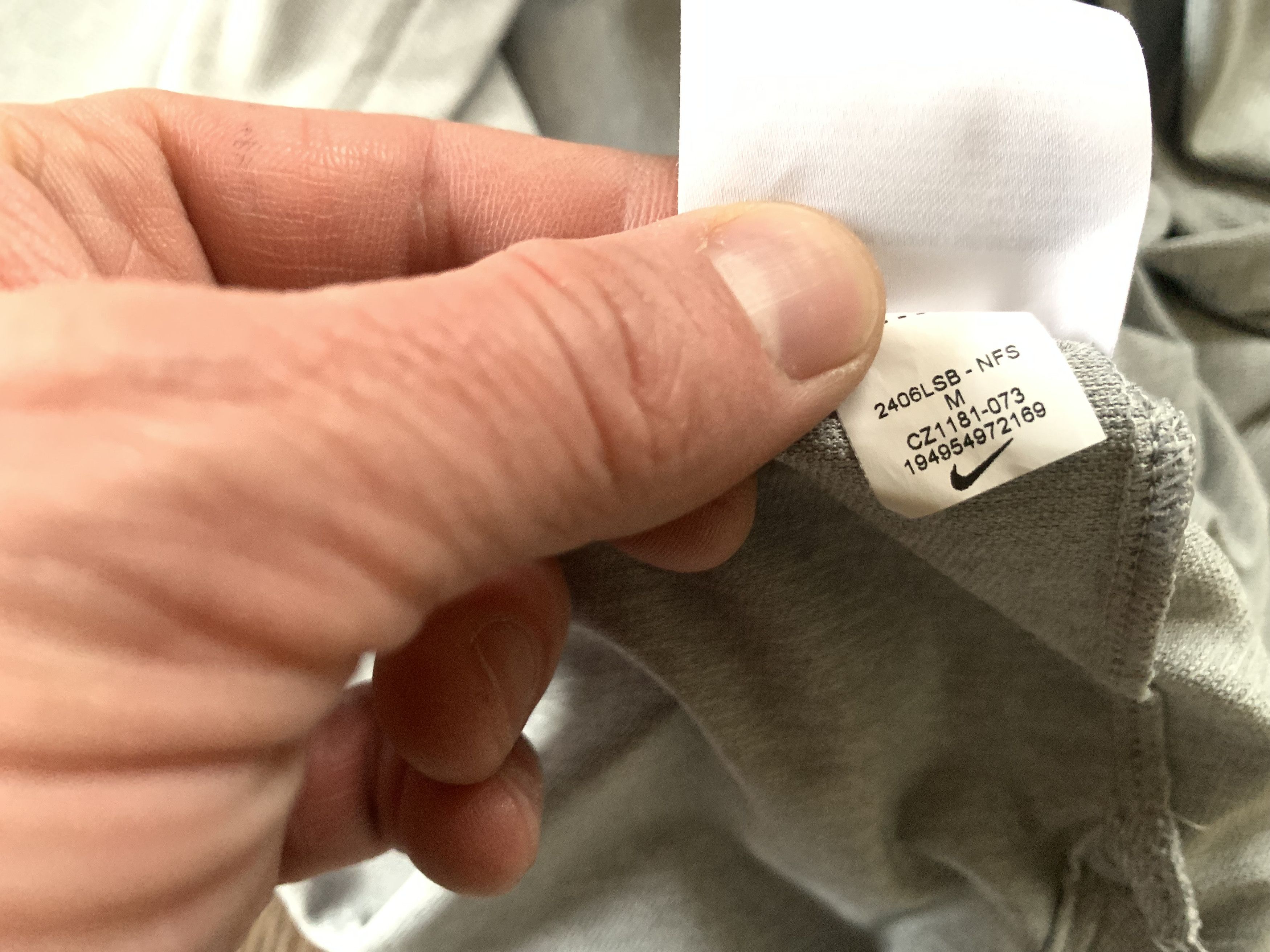 Nike Nike Pro Grey Training T Shirt Size US M / EU 48-50 / 2 - 9 Thumbnail