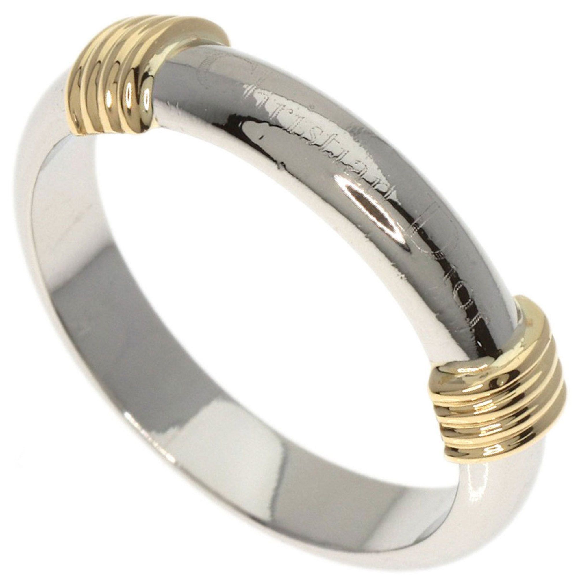 image of Christian Dior Dior Combination Design Ring, Platinum Pt950/k18Yg, Women's in Yellow