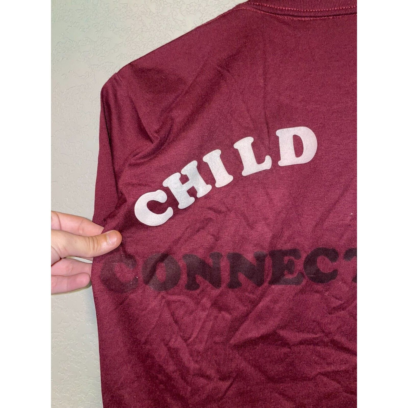 Jerzees Vintage Grandma Shirt Guardian Angels Child Care Red Tee 90s Size US S / EU 44-46 / 1 - 9 Thumbnail