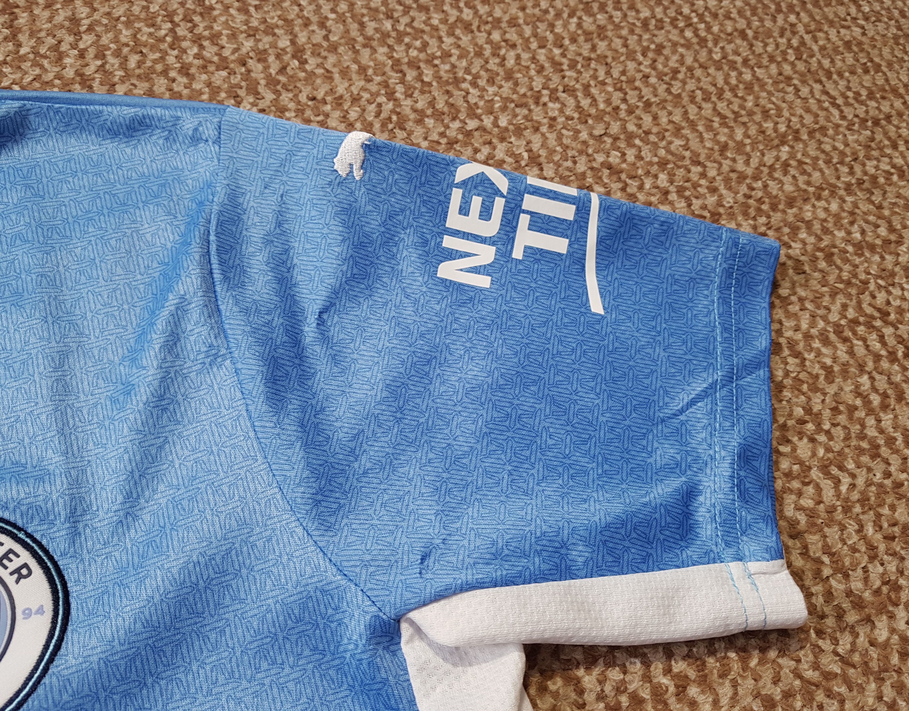 Puma Manchester City Puma 2021-22 Home Football Soccer Jersey Size US L / EU 52-54 / 3 - 9 Thumbnail
