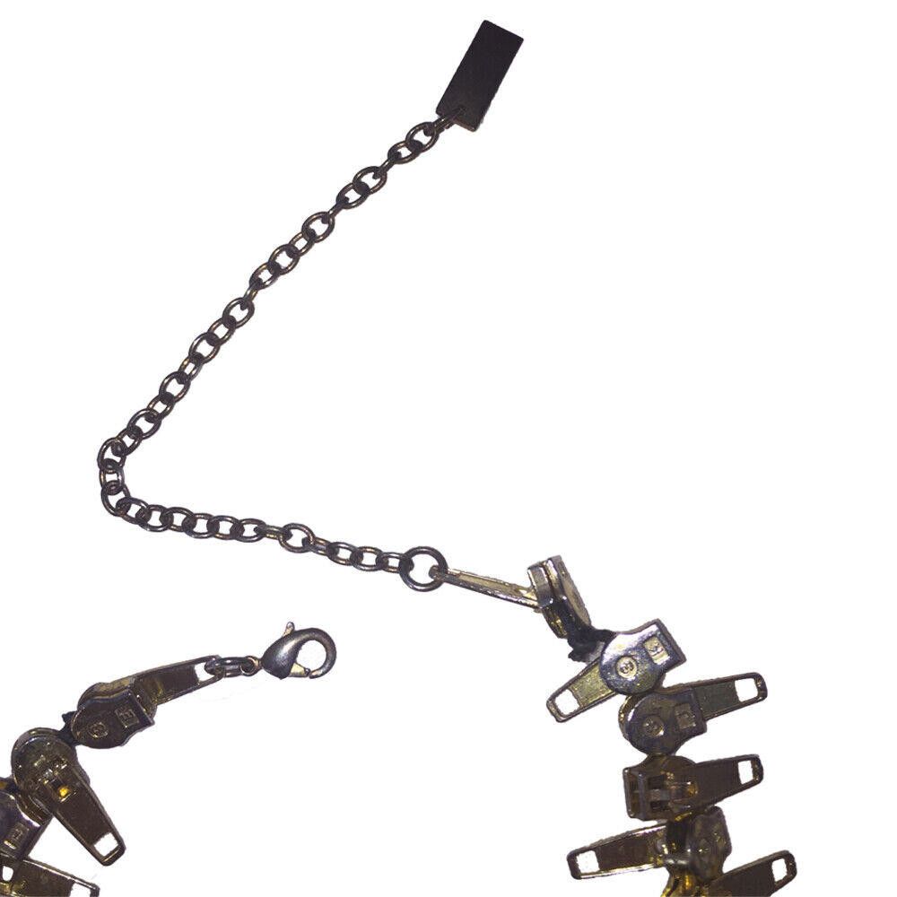 Marc Jacobs Marc Jacobs Gold Tone Statement Punk Zipper Necklace Size ONE SIZE - 4 Thumbnail