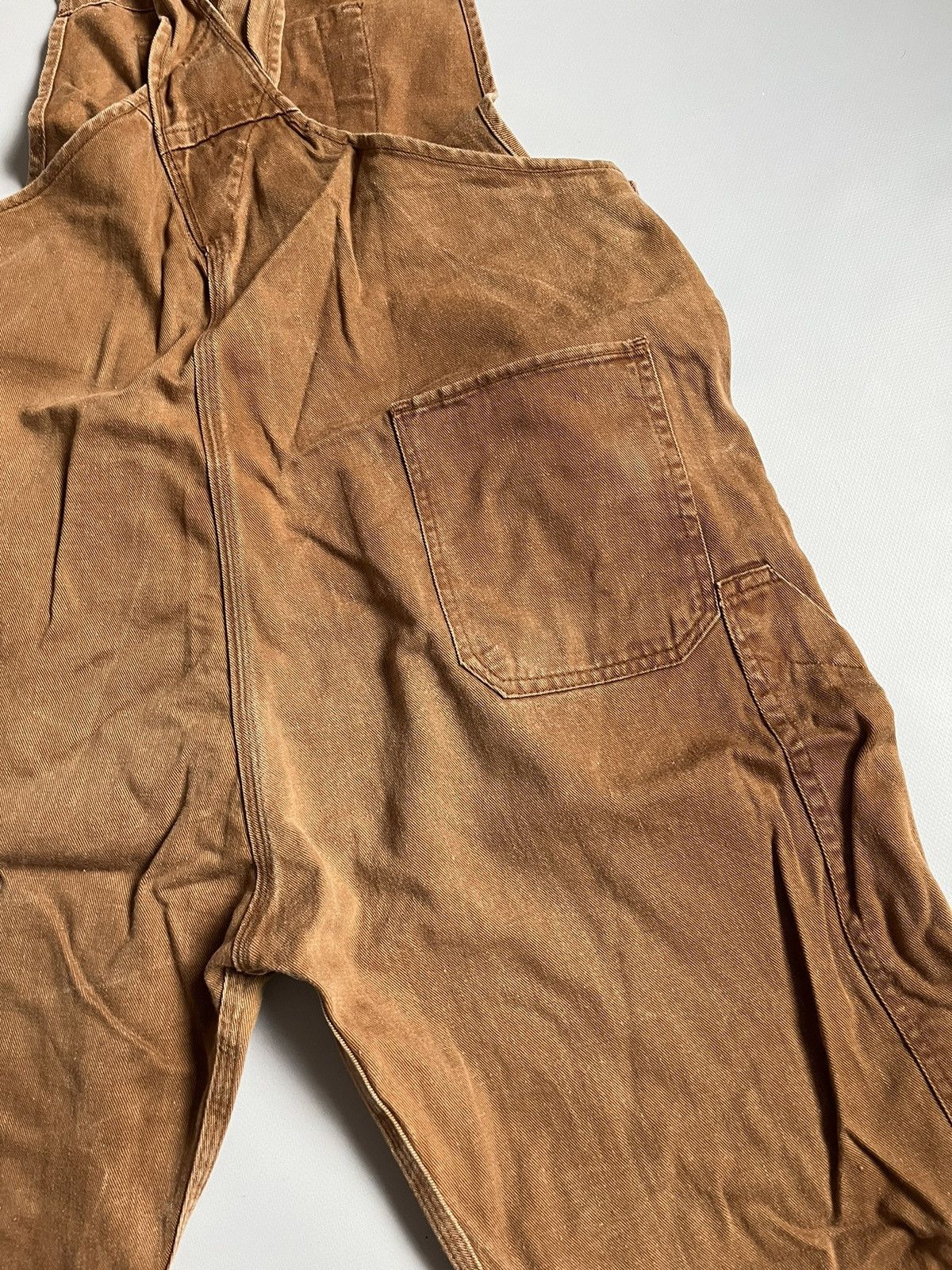 Vintage Vintage 50s 60s Men Work Wear Denim Gripwell Orange Overall Size US 36 / EU 52 - 9 Thumbnail