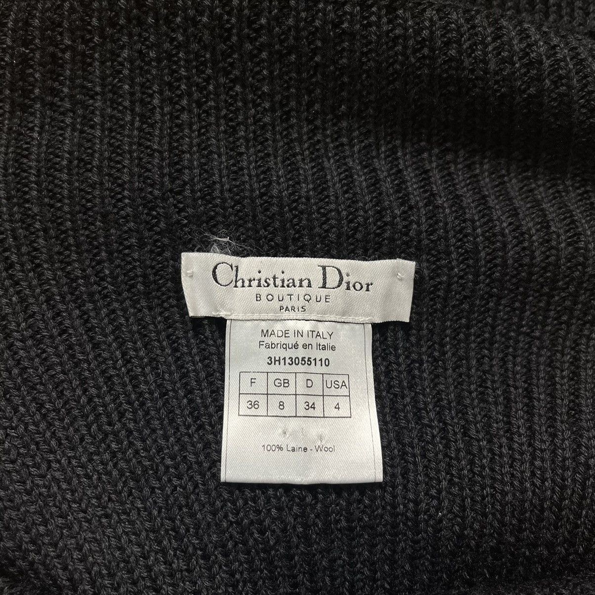 Dior Christian Dior by John Galliano Turtle Neck Knitted Tops Size XS / US 0-2 / IT 36-38 - 10 Thumbnail