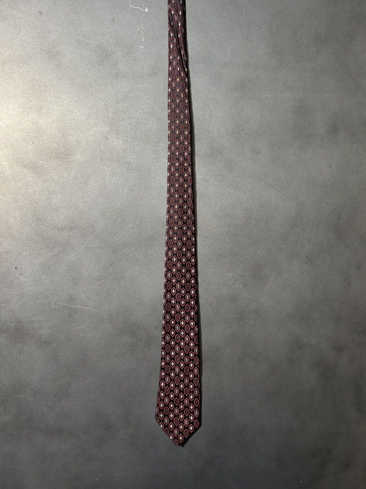 Vintage True Vintage Necktie Patterned Tie Select 1940s 1950s 1960s Size ONE SIZE - 2 Thumbnail