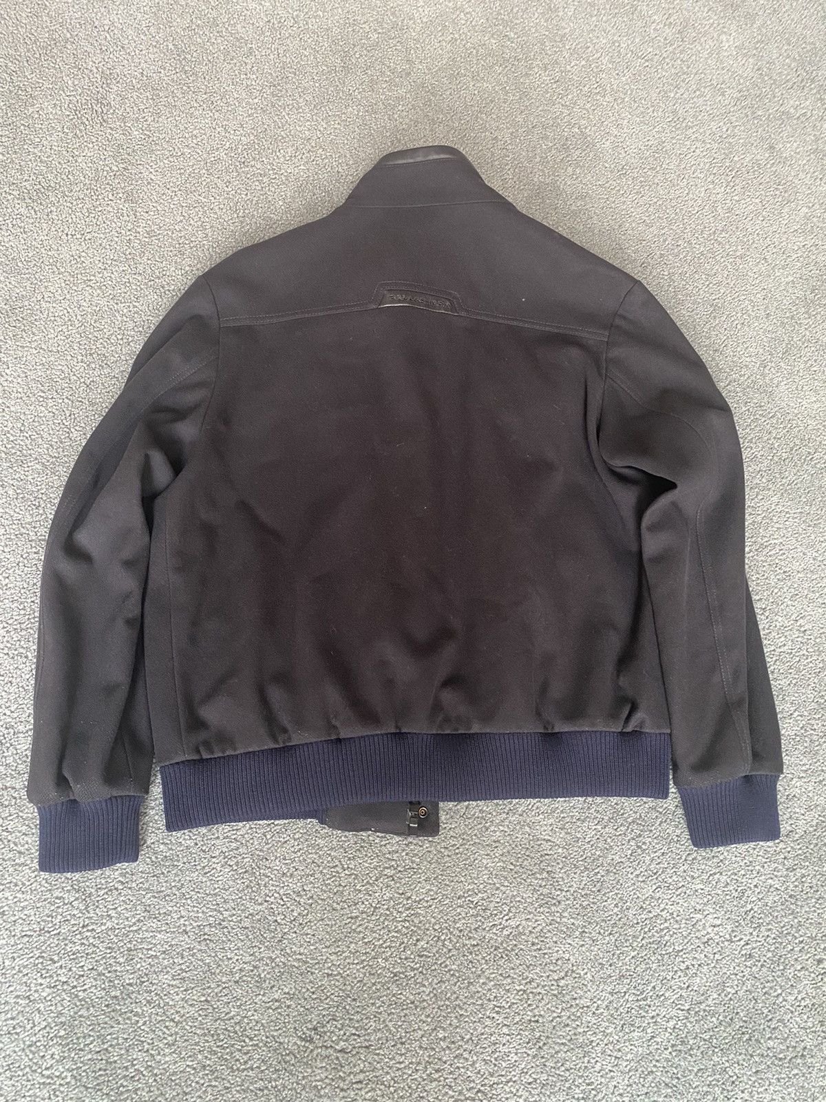 Paul & Shark Paul & Shark Wool Blouson/Bomber Jacket with Leather Trim Size US L / EU 52-54 / 3 - 3 Thumbnail