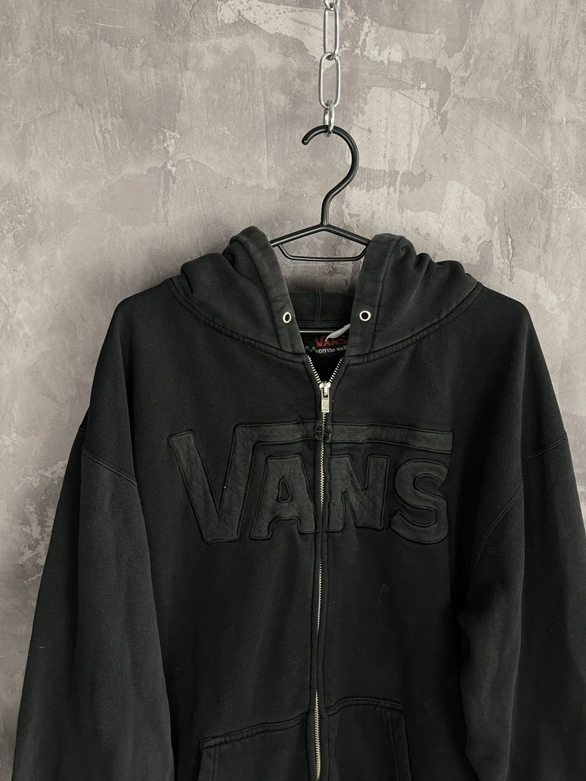 Vans Vintage Faded Vans Jessie Pinkman Style Zip Hoodie Size US L / EU 52-54 / 3 - 7 Thumbnail