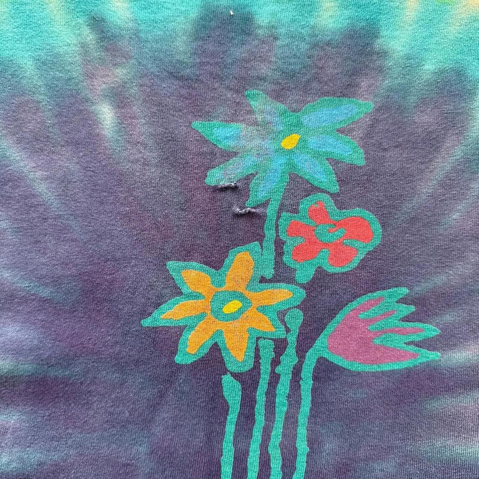 Other Vintage A Day In The Garden Music Festival 90s Tie Dye T XL Size US XL / EU 56 / 4 - 5 Thumbnail