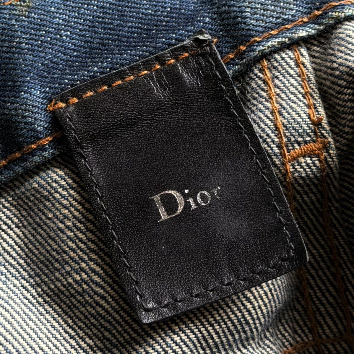 Dior Dior Homme Hedi Era AW03 “Luster” RUNWAY MIJ Green Wax Denim Size US 33 - 13 Thumbnail