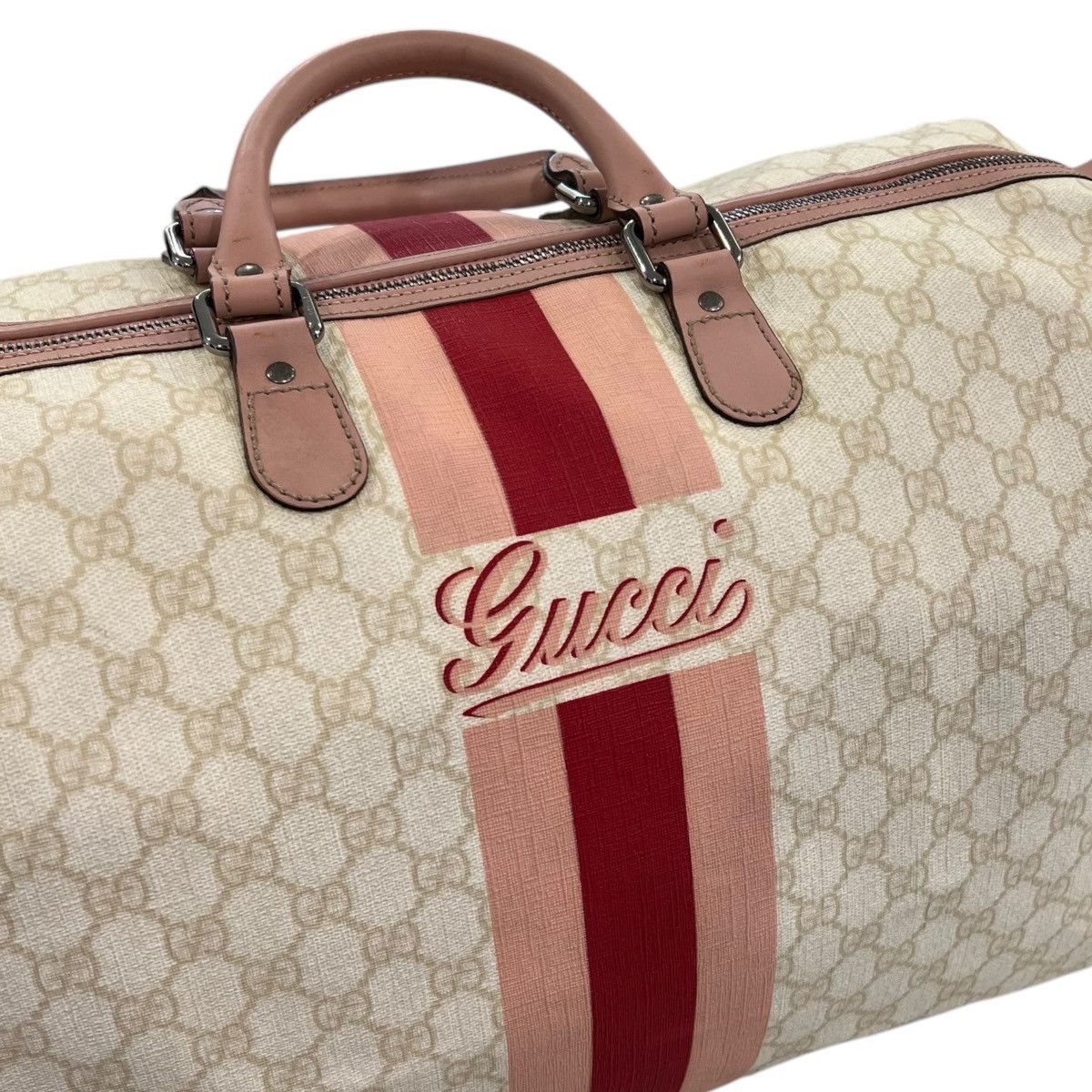 Gucci Gucci Monogram Web Stripe Duffle Bag Size ONE SIZE - 12 Thumbnail