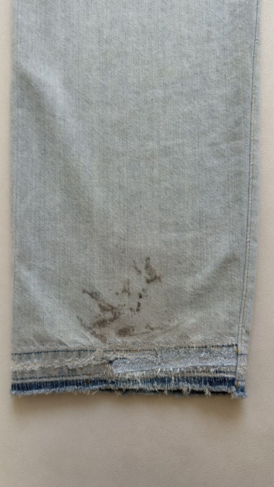 Gallery Dept. Ken 5001 Reworked Washed Blue Jeans Size US 36 / EU 52 - 21 Thumbnail