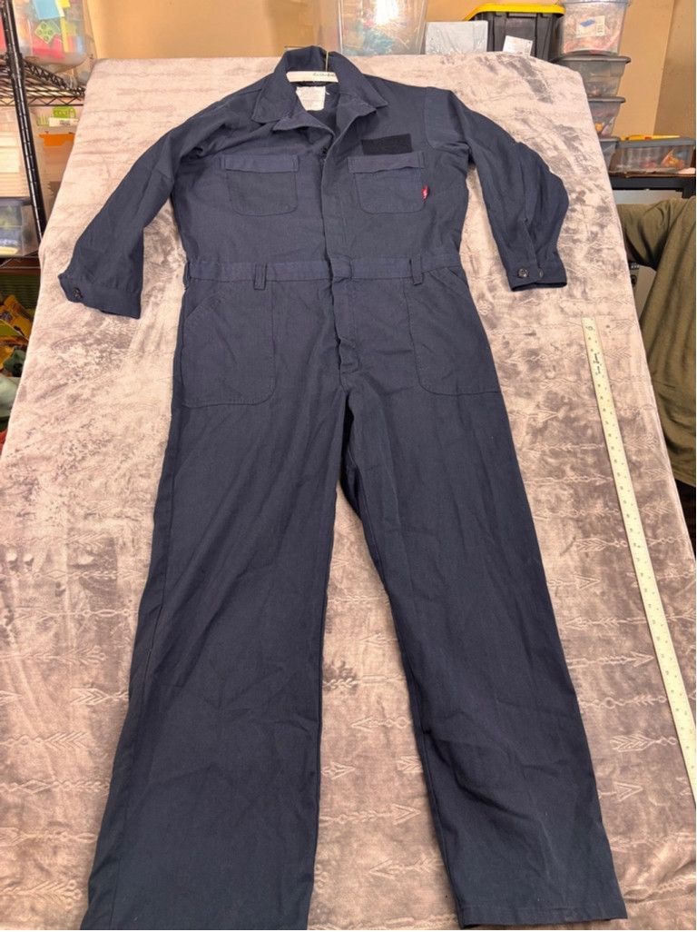 Levi's Men's Unbranded Coverall Jumpsuit Size 48R Blue Size 42" / US 20 - 1 Thumbnail