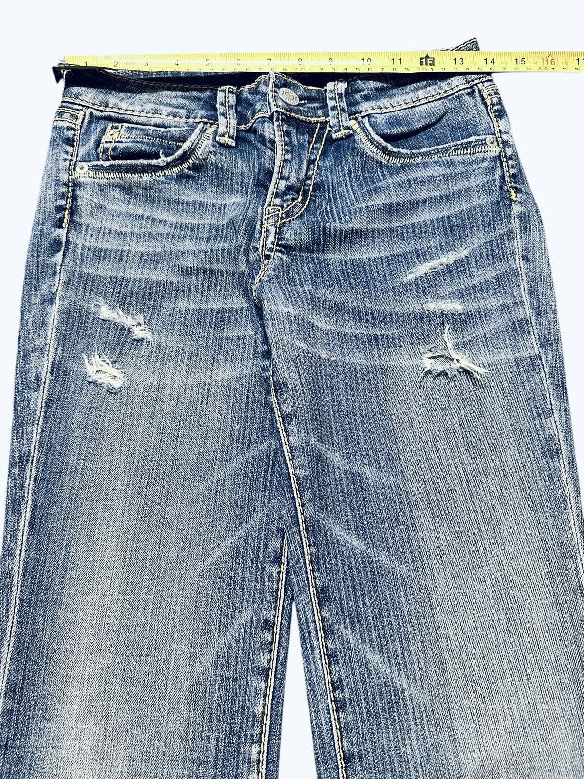 Vintage Vintage Distressed Nuve Faded Wash Flare Style Size US 28 / EU 44 - 16 Thumbnail