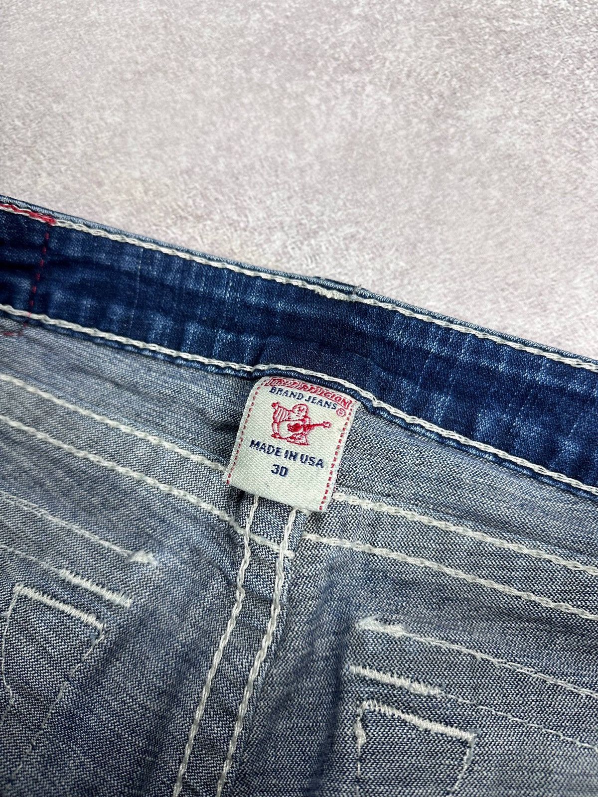 True Religion Vintage True Religion Big Stitch Y2K Jeans Pants 30 Size US 30 / EU 46 - 6 Thumbnail