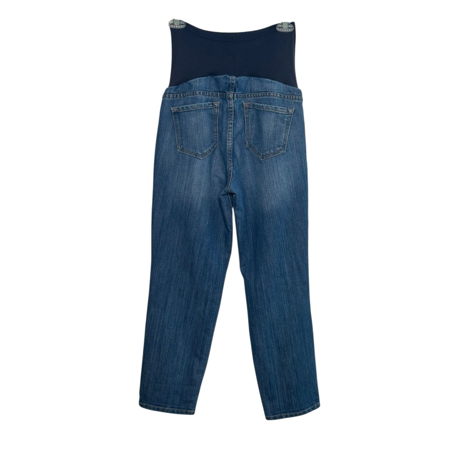 Old Navy Old Navy Maternity distressed pull on jeans size 8 Size 30" / US 8 / IT 44 - 2 Thumbnail