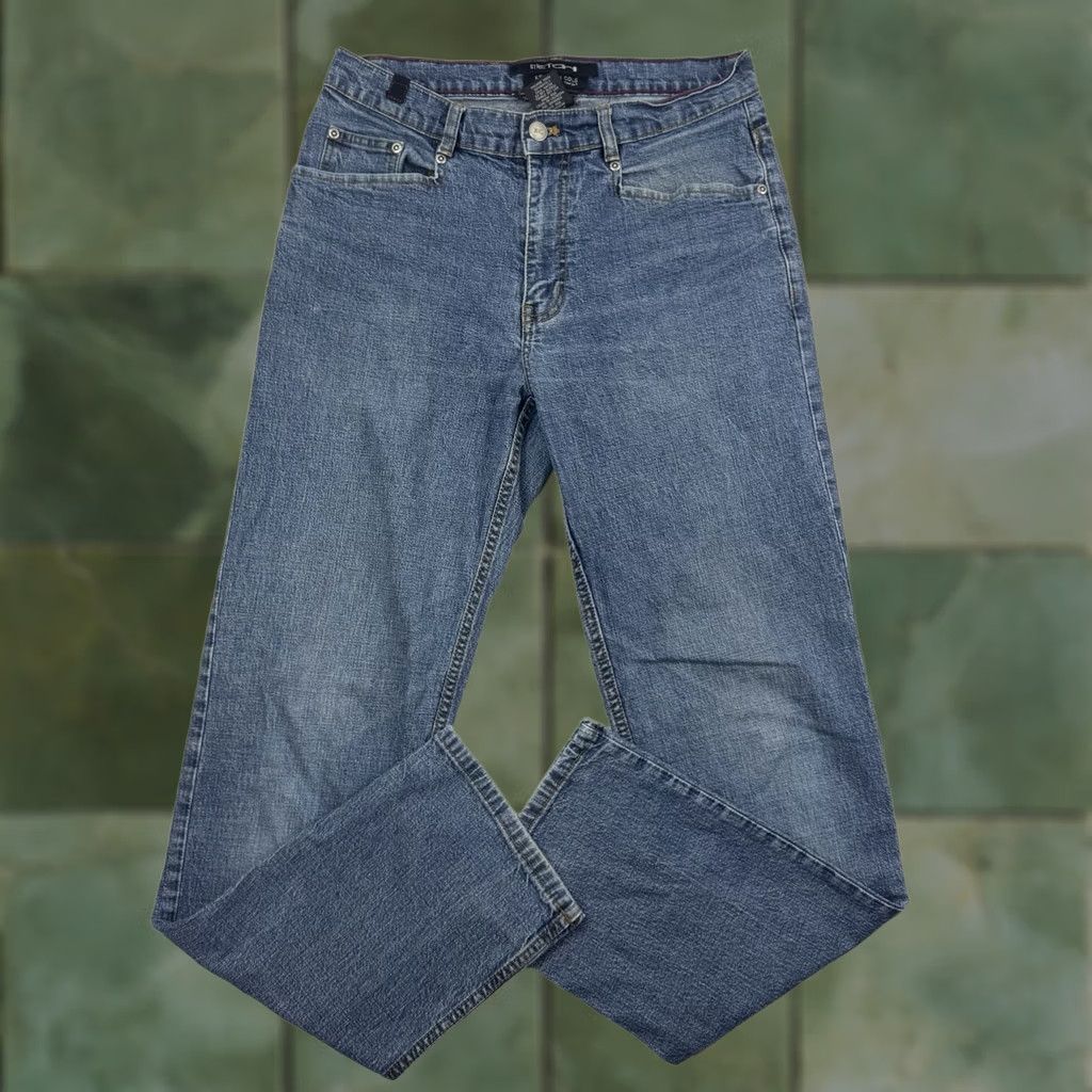 Kenneth Cole VINTAGE Kenneth Cole Jeans Adult 30x32 Hipster 90s Y2K Straight Jeans Zip Pocket Blue Cotton Spandex Men Mens Size US 30 / EU 46 - 1 Thumbnail