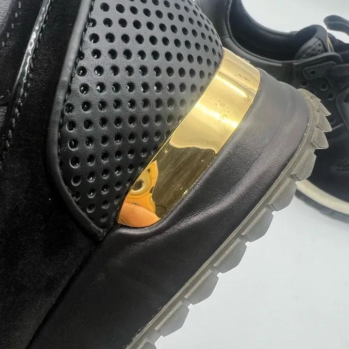 Louis Vuitton Louis Vuitton Perforated Black Run Away Sneakers -2508 Size US 5.5 / EU 38 - 9 Thumbnail