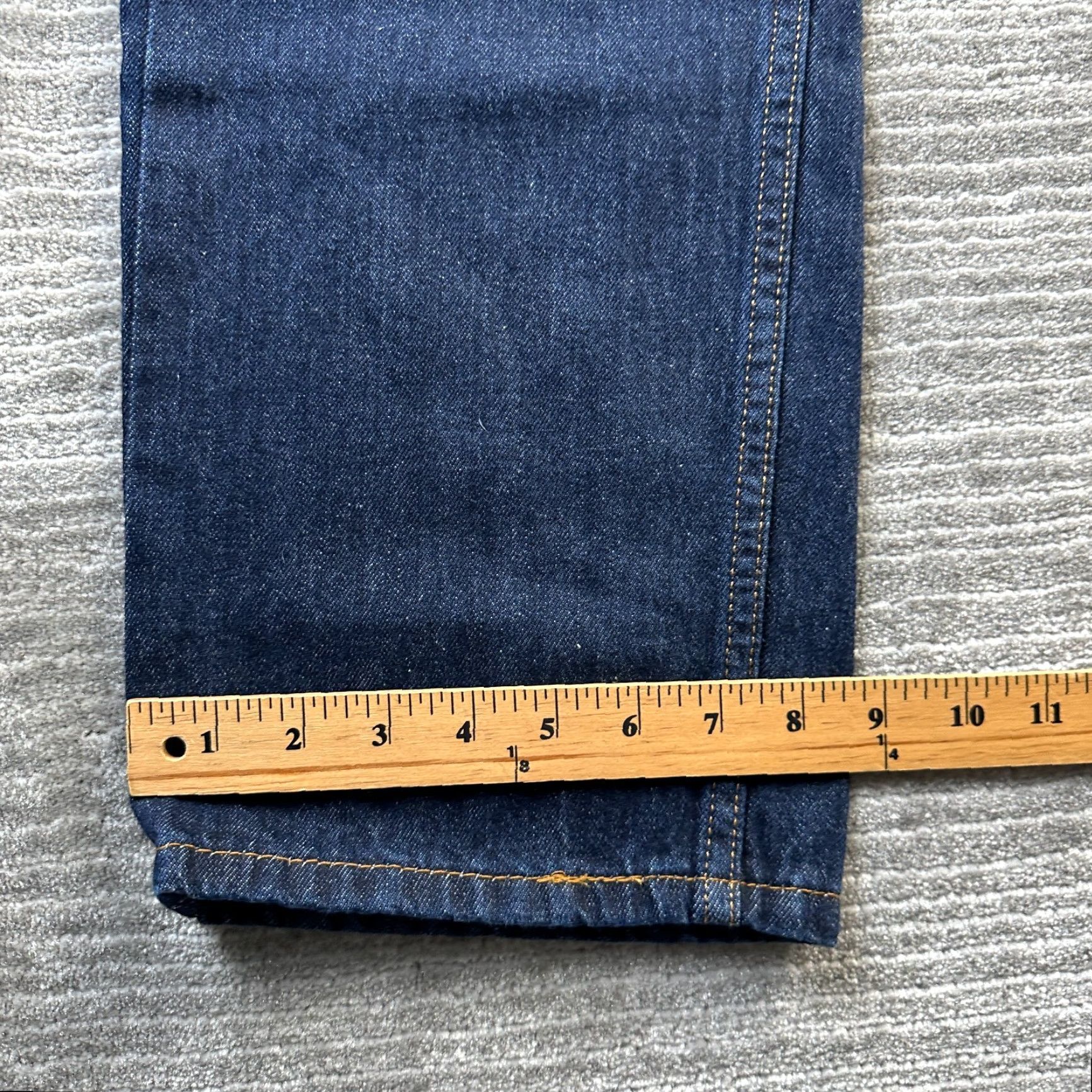 Levi's Levis 505 Jeans Mens 34x32 Blue Denim Pants Straight Casual Work Wear Size US 34 / EU 50 - 7 Thumbnail