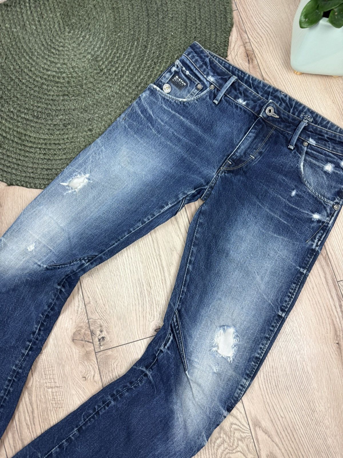 G-Star × Vintage 32/32 Vintage Distressed G-Star Arc Raw 96 Jeans Denim Pants Size US 32 / EU 48 - 3 Thumbnail